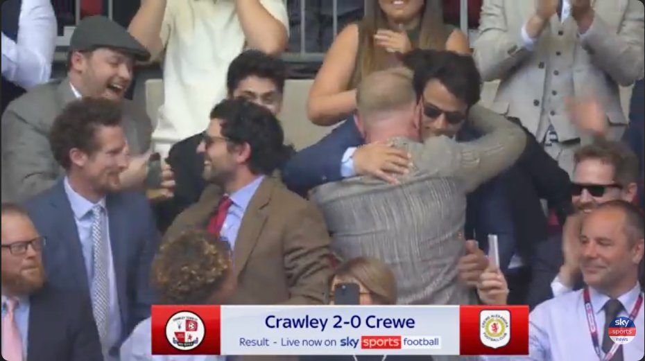 Crawley Town owners box Wembley promotion - Sky Sports